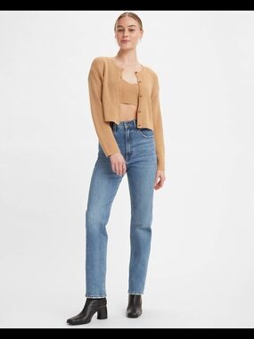Levi's® Premium
70's High Rise Slim Straight Women's Jeans- Medium Wash